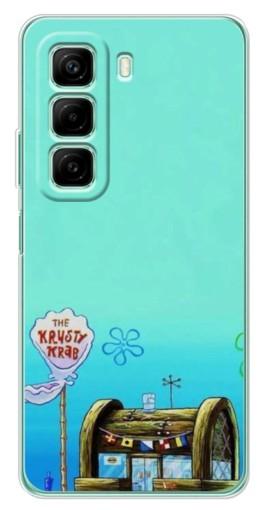 Чехол с картинкой "Krusty Krab" для Infinix Hot 50i Чехол с картинкой "Krusty Krab" для Infinix Hot 50i