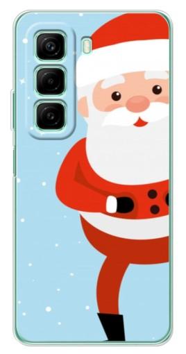 Чехол с картинкой "Крутой Дед Мороз" для Infinix Hot 50i Чехол с картинкой "Крутой Дед Мороз" для Infinix Hot 50i