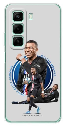 Чехол с картинкой "Kylian Mbappe" для Infinix Hot 50i Чехол с картинкой "Kylian Mbappe" для Infinix Hot 50i