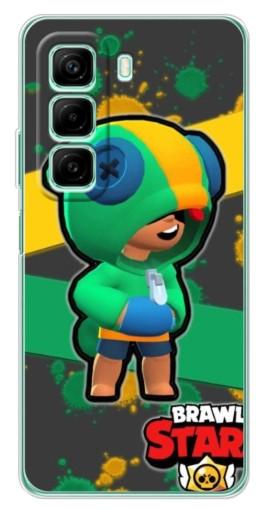 Чехол с принтом "Leon Brawl Stars" для Infinix Hot 50i Чехол с принтом "Leon Brawl Stars" для Infinix Hot 50i