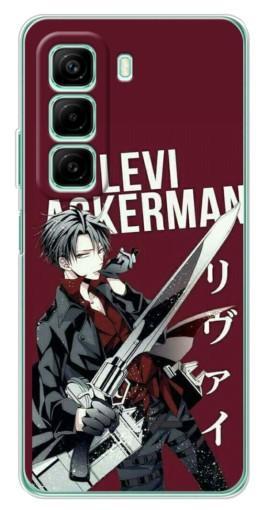 Чехол с принтом "levi Ackerman" для Infinix Hot 50i