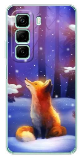 Чехол с картинкой "Лисичка в лесу" для Infinix Hot 50i Чехол с картинкой "Лисичка в лесу" для Infinix Hot 50i