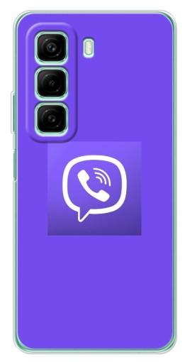 Чехол с принтом "Лого Viber" для Infinix Hot 50i Чехол с принтом "Лого Viber" для Infinix Hot 50i