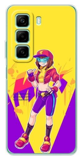Чехол с картинкой "Макс Бравл Старс" для Infinix Hot 50i Чехол с картинкой "Макс Бравл Старс" для Infinix Hot 50i
