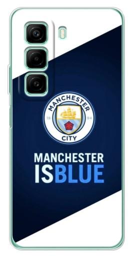 Чехол с принтом "Manchester is Blue" для Infinix Hot 50i Чехол с принтом "Manchester is Blue" для Infinix Hot 50i