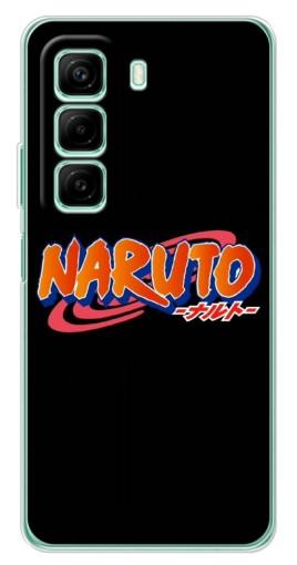 Чехол с печатью "Надпись Naruto" для Infinix Hot 50i Чехол с печатью "Надпись Naruto" для Infinix Hot 50i