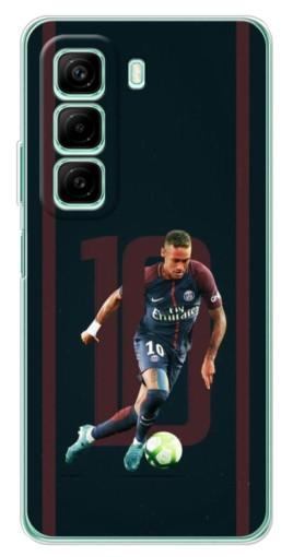 Силиконовый чехол с изображением "Неймар 10" для Infinix Hot 50i Силиконовый чехол с изображением "Неймар 10" для Infinix Hot 50i