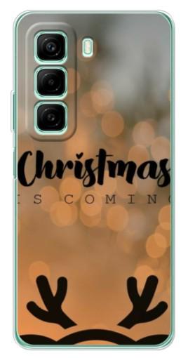 Чехол с картинкой "Новогодняя заставка" для Infinix Hot 50i Чехол с картинкой "Новогодняя заставка" для Infinix Hot 50i