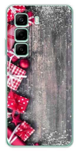 Чехол с картинкой "Подарочный фон" для Infinix Hot 50i