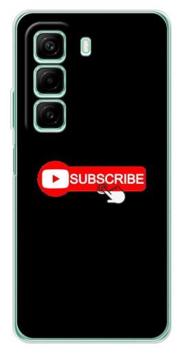 Чехол с печатью "Подпишись" для Infinix Hot 50i