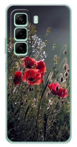 Силиконовый чехол с изображением "Поле цветов" для Infinix Hot 50i Силиконовый чехол с изображением "Поле цветов" для Infinix Hot 50i