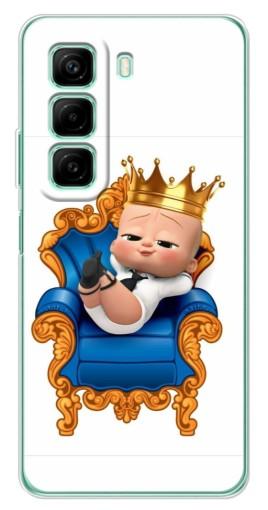 Чехол с картинкой "Ребенок Король" для Infinix Hot 50i Чехол с картинкой "Ребенок Король" для Infinix Hot 50i