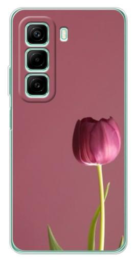 Чехол с картинкой "Розовый тюльпан" для Infinix Hot 50i Чехол с картинкой "Розовый тюльпан" для Infinix Hot 50i