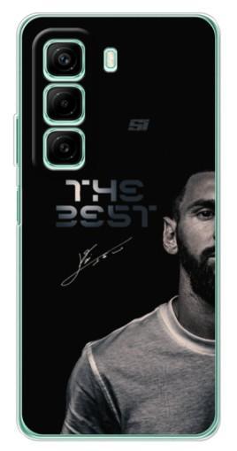Чехол с печатью "The Best Messi" для Infinix Hot 50i Чехол с печатью "The Best Messi" для Infinix Hot 50i