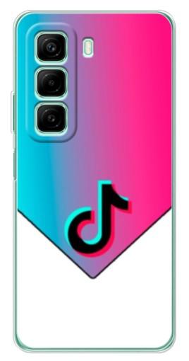 Чехол с печатью "Tiktok Logo" для Infinix Hot 50i Чехол с печатью "Tiktok Logo" для Infinix Hot 50i