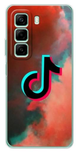 Чехол с печатью "ТикТок в тучах" для Infinix Hot 50i