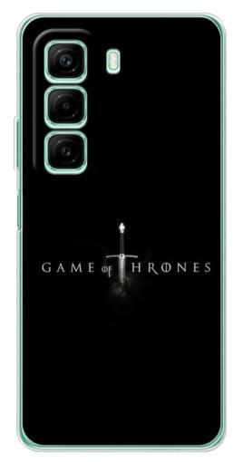 Силиконовый чехол с изображением "Вилирийский меч" для Infinix Hot 50i Силиконовый чехол с изображением "Вилирийский меч" для Infinix Hot 50i