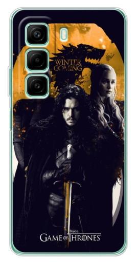 Чехол с принтом "Winter Coming" для Infinix Hot 50i Чехол с принтом "Winter Coming" для Infinix Hot 50i