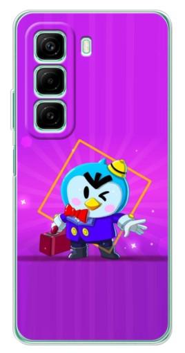 Чехол с картинкой "Яркий пингвин" для Infinix Hot 50i Чехол с картинкой "Яркий пингвин" для Infinix Hot 50i