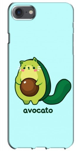 Силиконовый чехол с изображением «Avocato» для iPhone 7