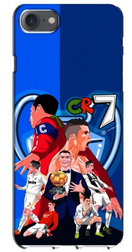 Чехол с печатью «CR7»  для iPhone 7