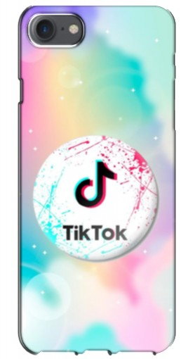 Силиконовый чехол с изображением «TikTok принт» для iPhone 7