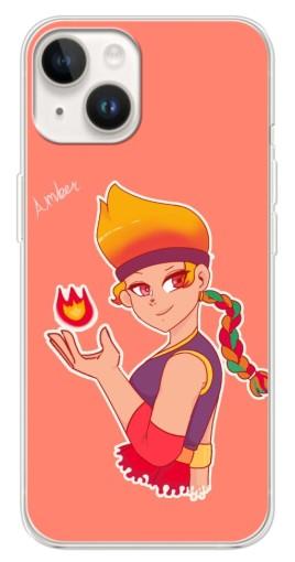 Силиконовый чехол с изображением "Amber с огоньком" для Tecno Spark Go 1