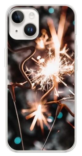 Силиконовый чехол с изображением "Бенгальские огни" для Tecno Spark Go 1