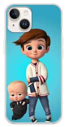 Чехол с печатью "Boss and Boy" для Tecno Spark Go 1