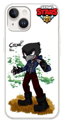 Силиконовый чехол с изображением "Crow" для Tecno Spark Go 1