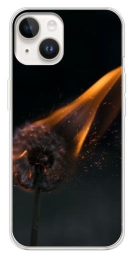 Силиконовый чехол с изображением "Горящий одуванчик" для Tecno Spark Go 1