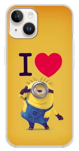 Чехол с печатью "I Love Minion" для Tecno Spark Go 1