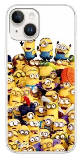 Чехол с печатью "Куча миньонов" для Tecno Spark Go 1