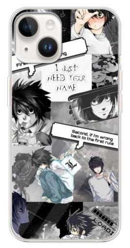Чехол с печатью "L - Death note" для Tecno Spark Go 1