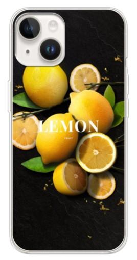 Силиконовый чехол с изображением "Лимон на черном" для Tecno Spark Go 1