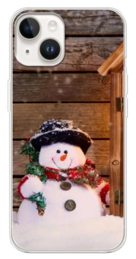 Чехол с печатью "Рождественский снеговик" для Tecno Spark Go 1