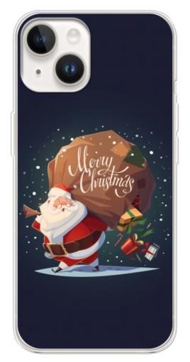 Чехол с печатью "Санта с подарками" для Tecno Spark Go 1