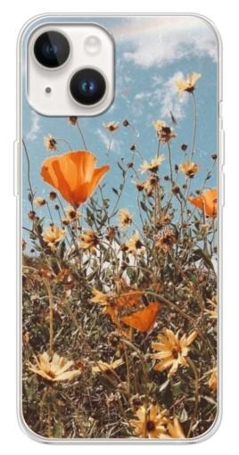 Чехол с принтом "Желтые цветы" для Tecno Spark Go 1