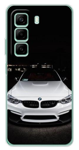 Чехол с печатью "Белая БМВ" для Infinix Hot 50 Pro