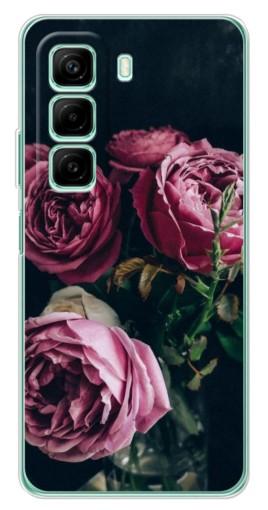 Чехол с печатью "Букет роз" для Infinix Hot 50 Pro