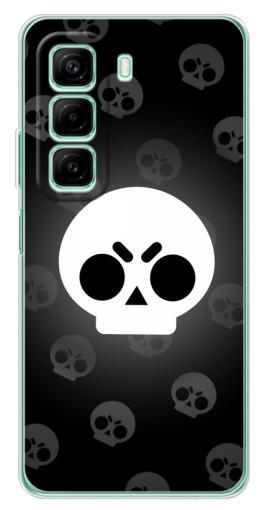 Чехол с печатью "Череп" для Infinix Hot 50 Pro