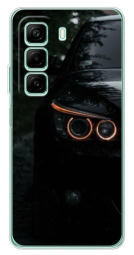 Силиконовый чехол с изображением "Черный БМВ" для Infinix Hot 50 Pro