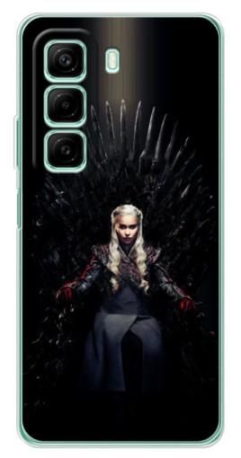 Чехол с печатью "Дейнерис на троне" для Infinix Hot 50 Pro