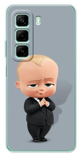 Чехол с принтом "Деловой ребенок" для Infinix Hot 50 Pro
