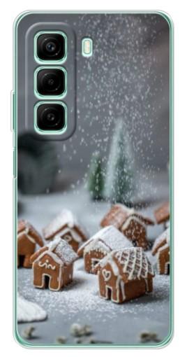 Чехол с печатью "Домики из пряников" для Infinix Hot 50 Pro