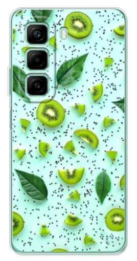Чехол с принтом "Фон киви" для Infinix Hot 50 Pro