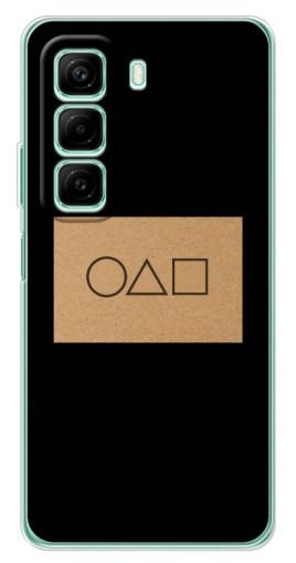 Чехол с печатью "Карточка Кальмара" для Infinix Hot 50 Pro