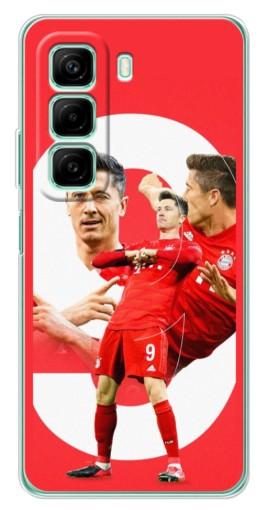 Силиконовый чехол с изображением "Левандовски" для Infinix Hot 50 Pro