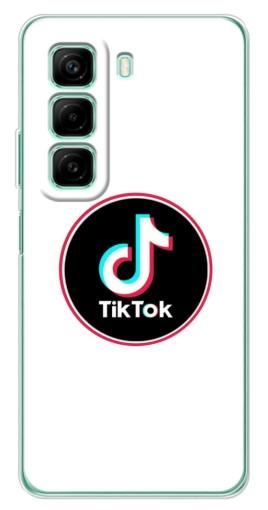 Чехол с принтом "Лого Тик Ток" для Infinix Hot 50 Pro