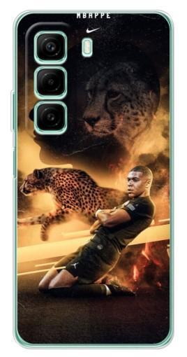 Чехол с печатью "Мбаппе пантера" для Infinix Hot 50 Pro